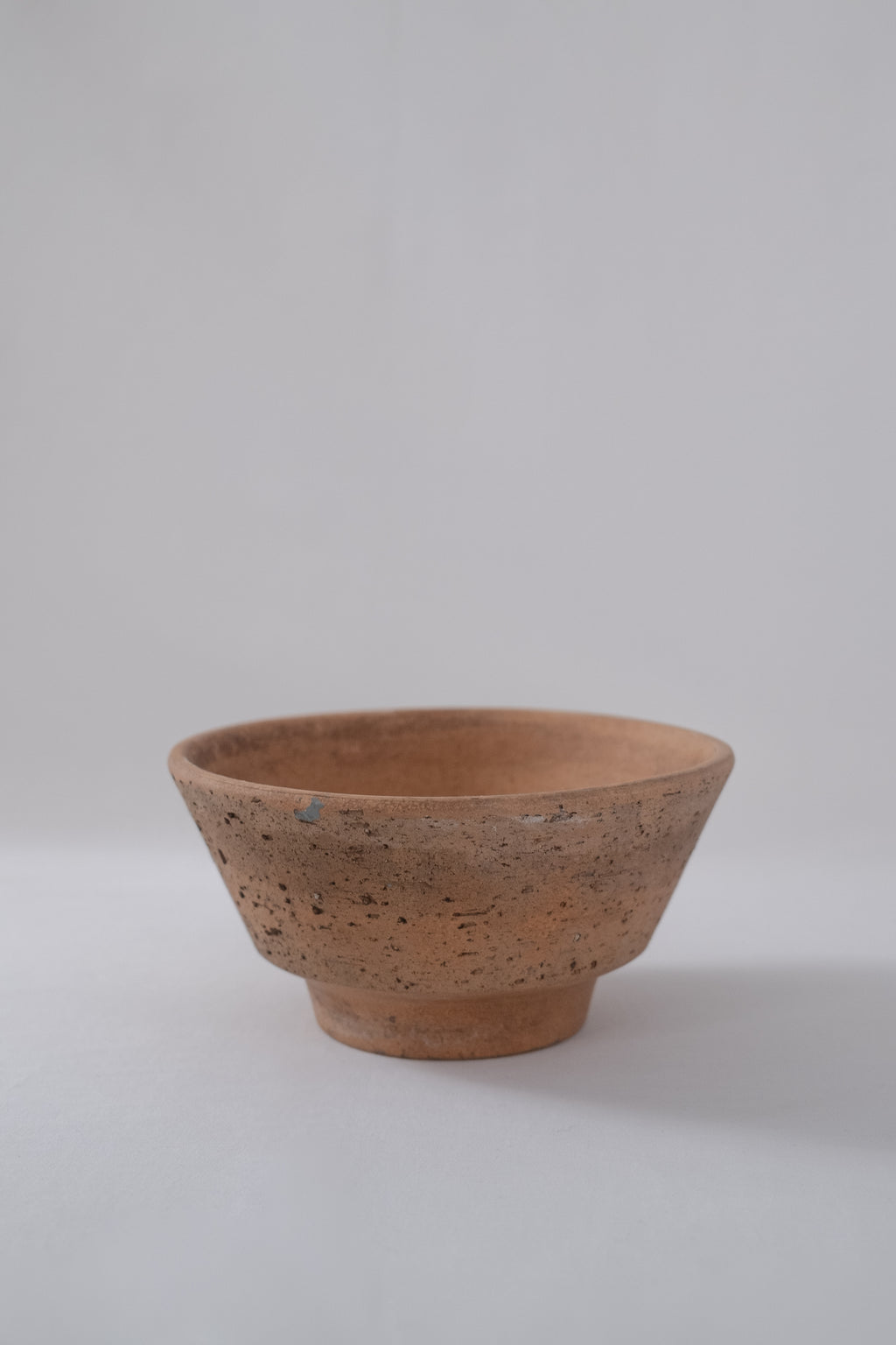 COUPE EN TERRE CUITE BRUN/ORANGÉ