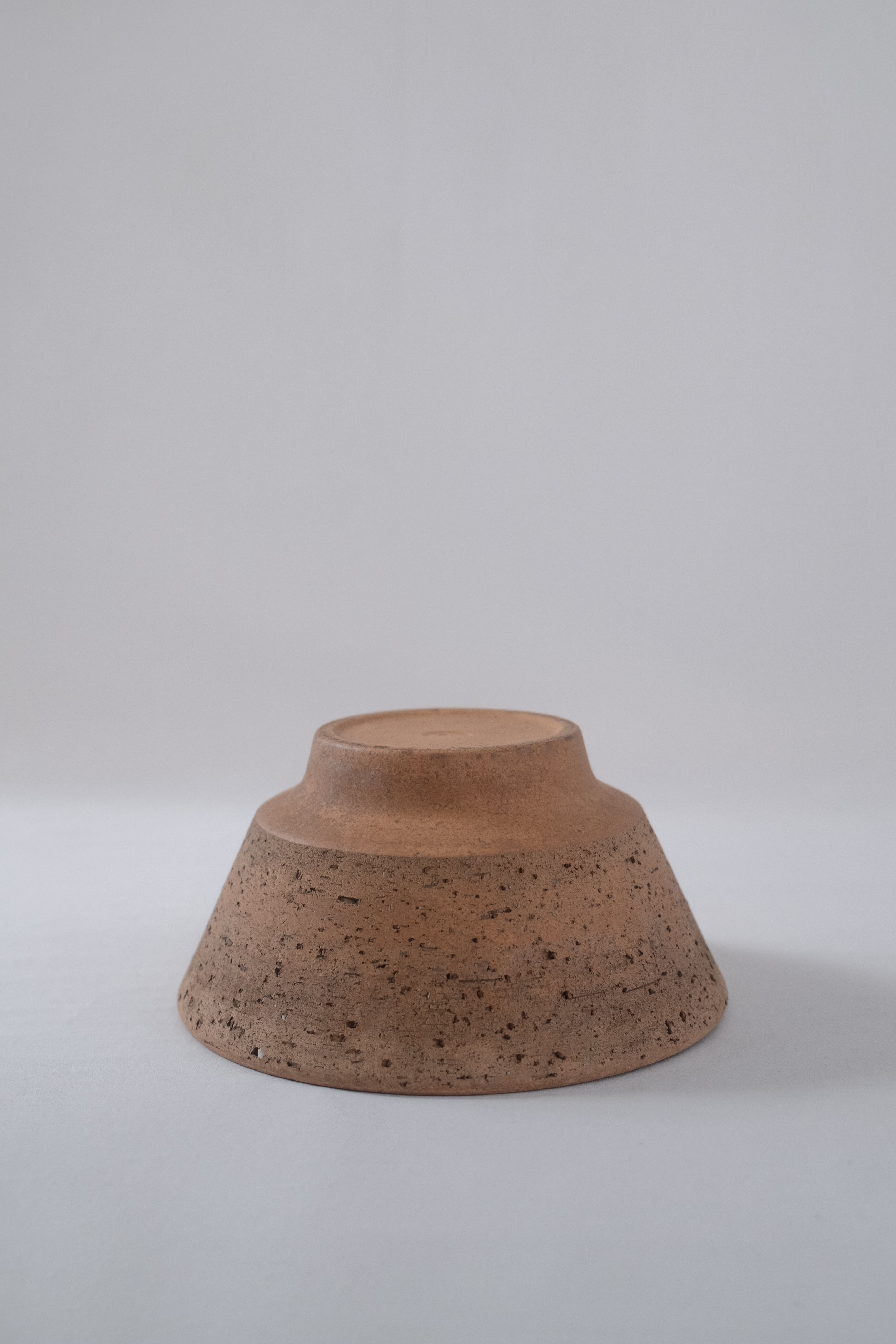 COUPE EN TERRE CUITE BRUN/ORANGÉ