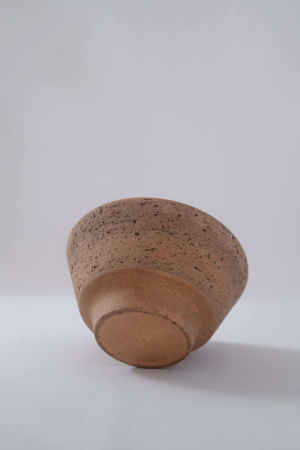 COUPE EN TERRE CUITE BRUN/ORANGÉ