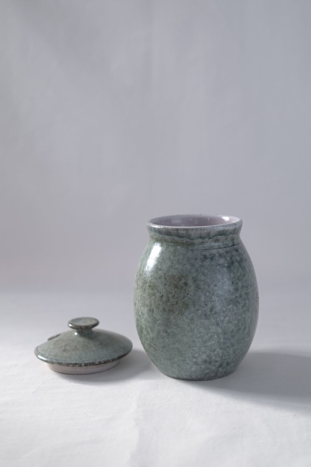 POT À SUCRE EN CÉRAMIQUE BLEU