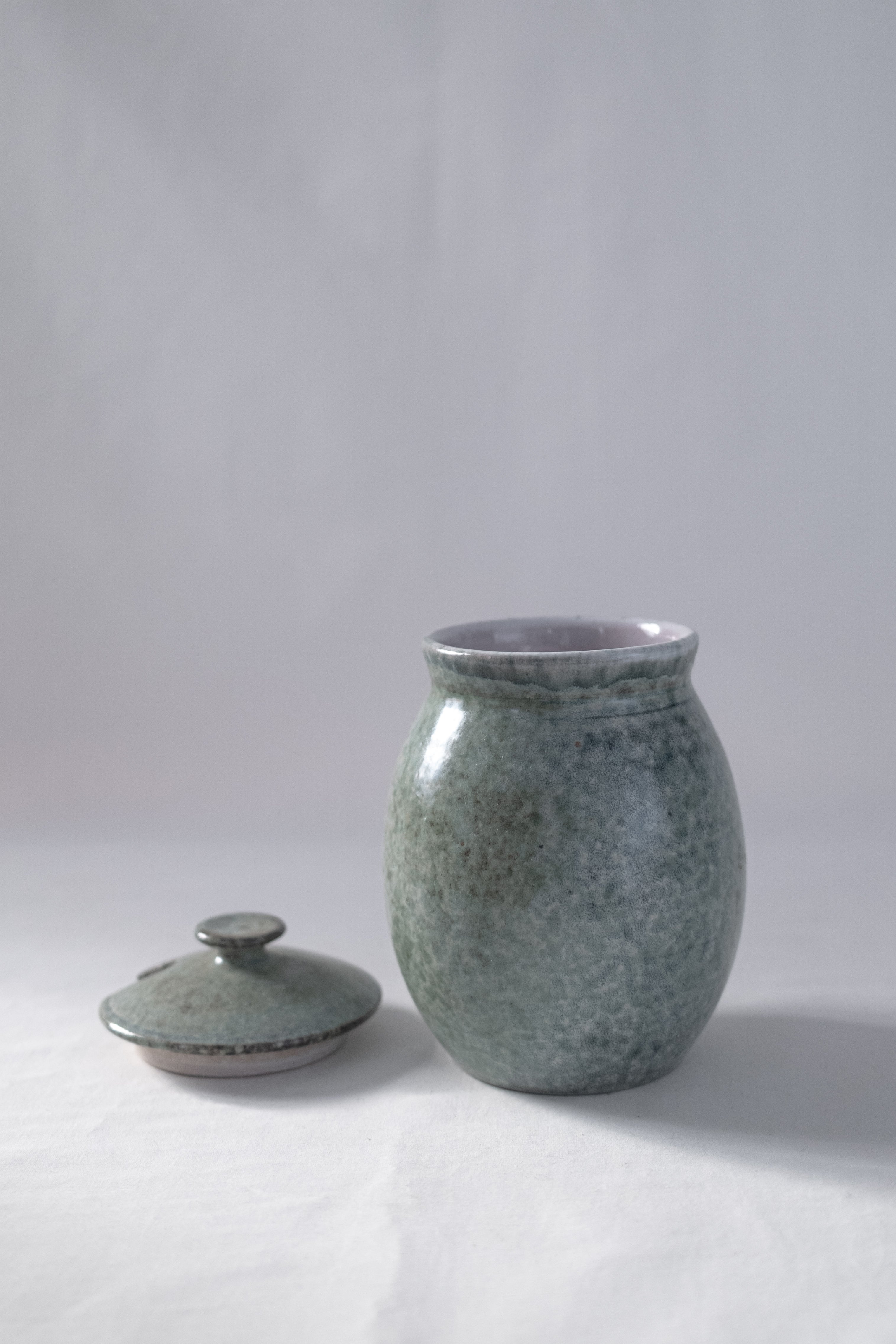 POT À SUCRE EN CÉRAMIQUE BLEU