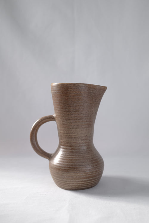 CARAFE EN GRÈS BRUN