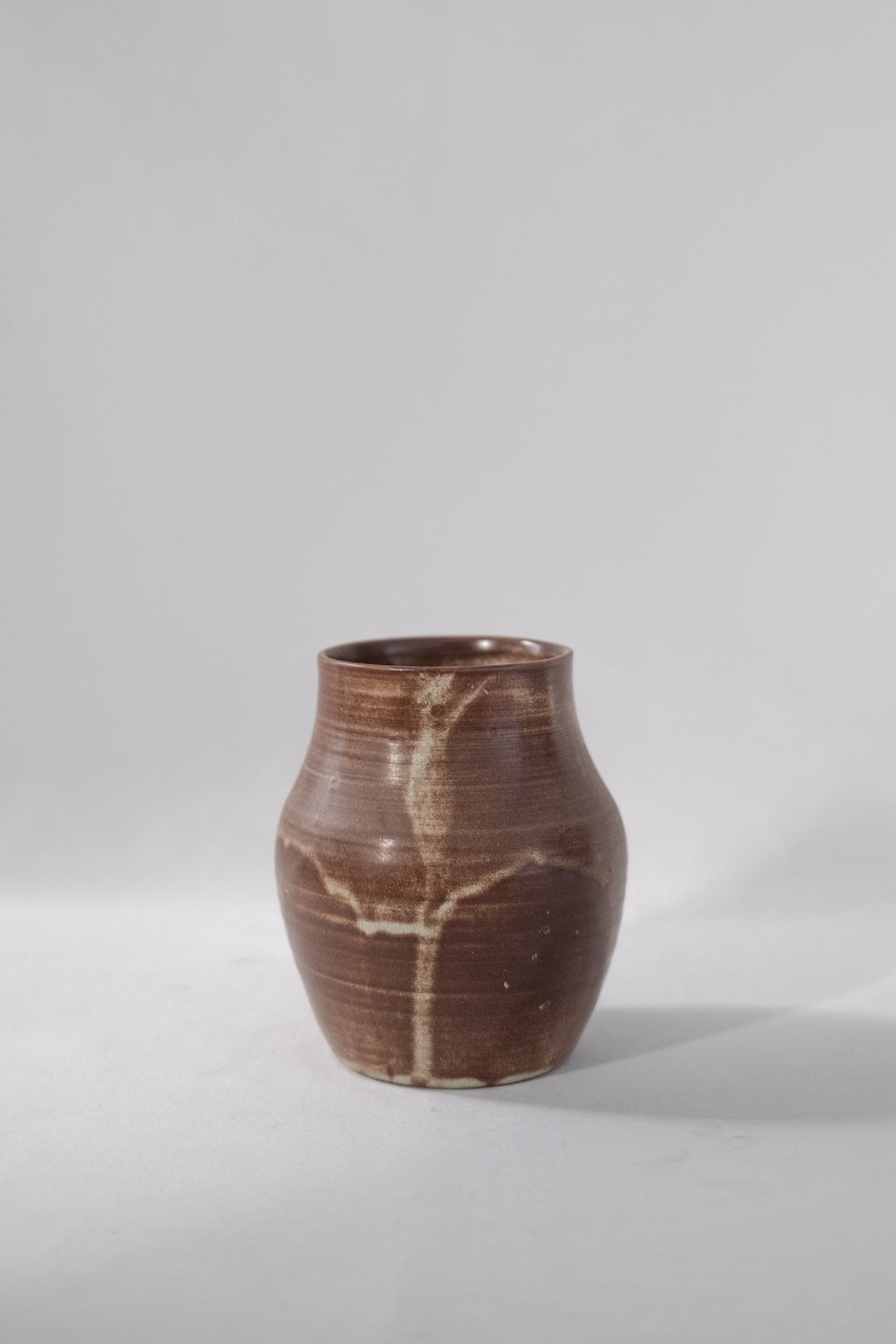 VASE EN CÉRAMIQUE BRUN/BEIGE