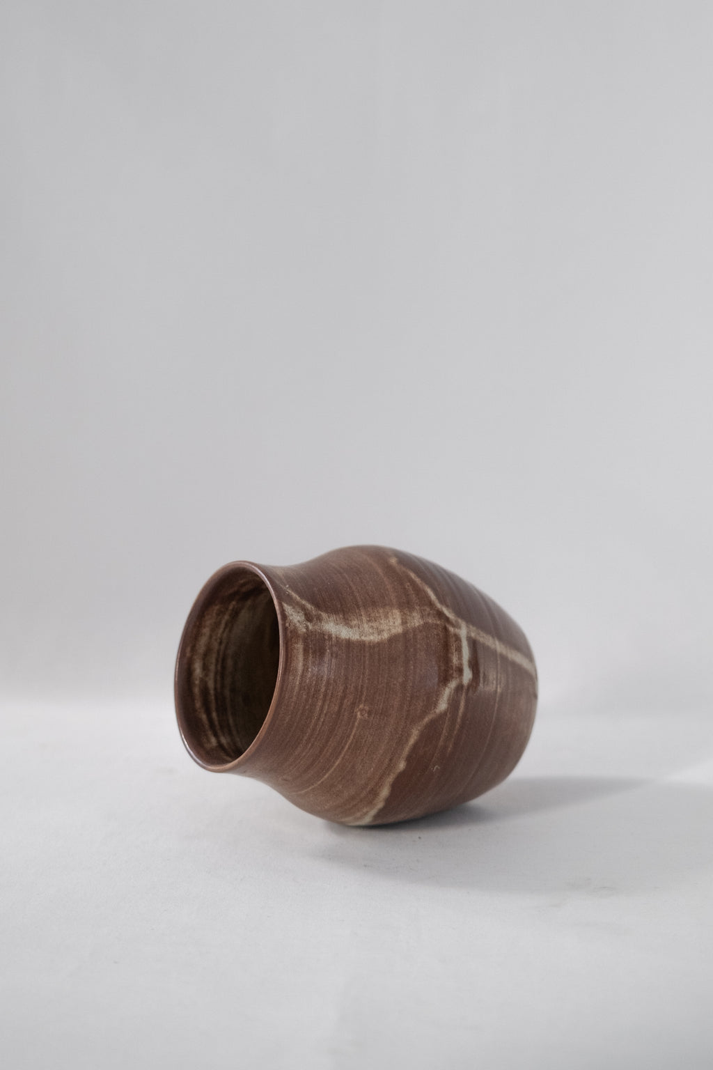 VASE EN CÉRAMIQUE BRUN/BEIGE