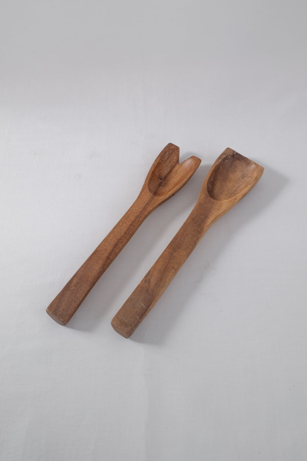 COUVERTS À SALADE EN BOIS