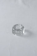 BOUGEOIR EN VERRE BULLÉ