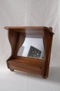 PETITE ÉTAGÈRE MURALE ANCIENNE AVEC MIROIR