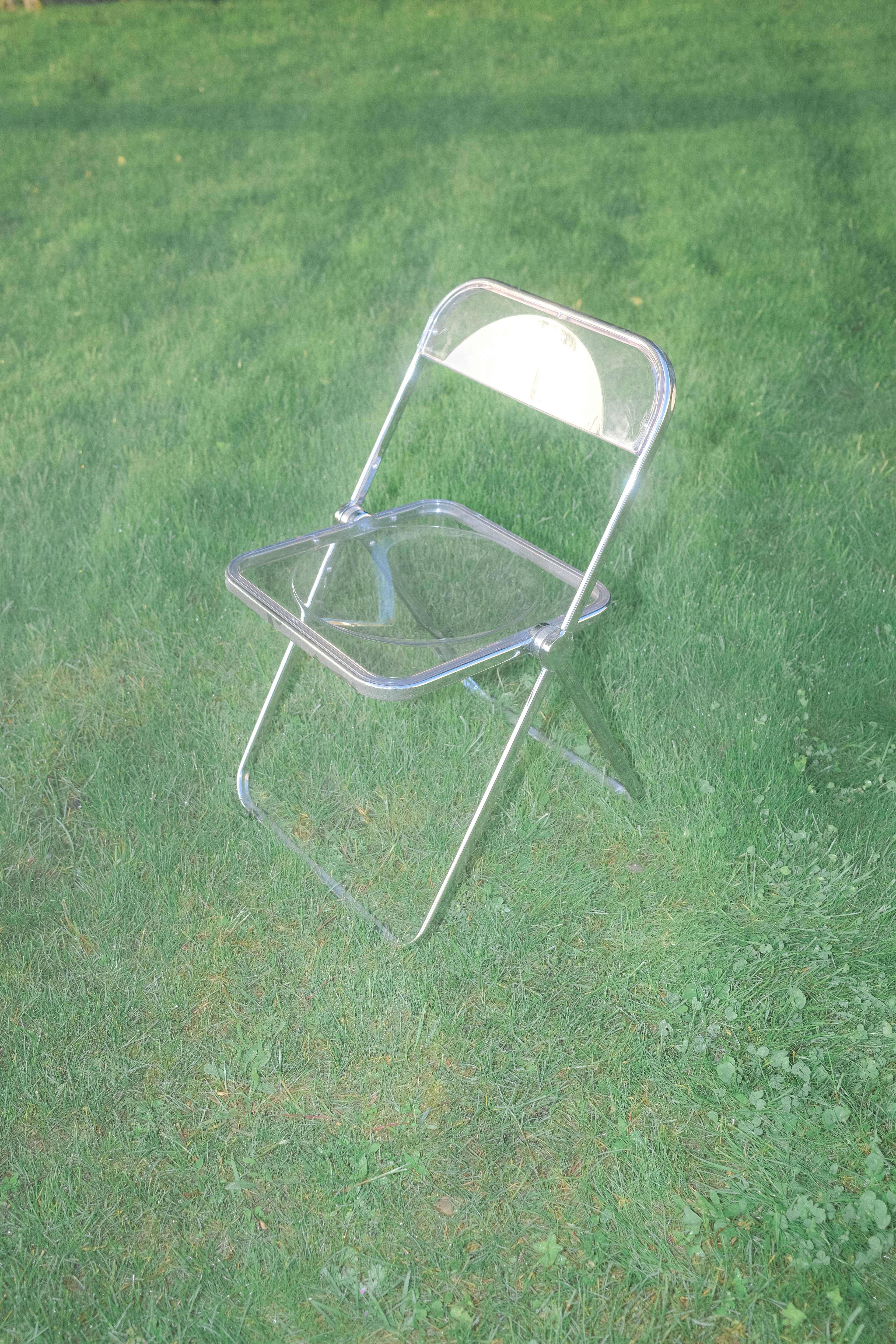 CHAISE PLIANTE PLIA PAR GIANCARLO PIRETTI POUR CASTELLI, ITALIE, ANNÉES 1970