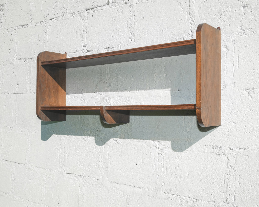 ÉTAGÈRE MURALE EN BOIS BRUTE