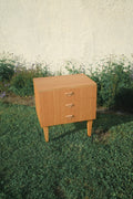 COMMODE SCANDINAVE VINTAGE EN TECK À 3 TIROIRS – SUÈDE, ANNÉES 1960
