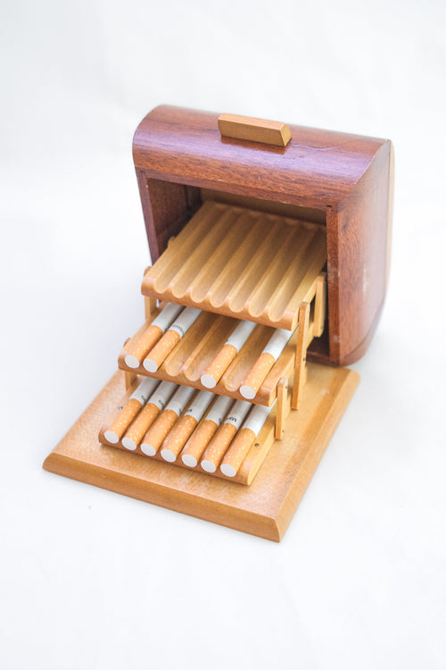 BOITE À CIGARETTES EN BOIS