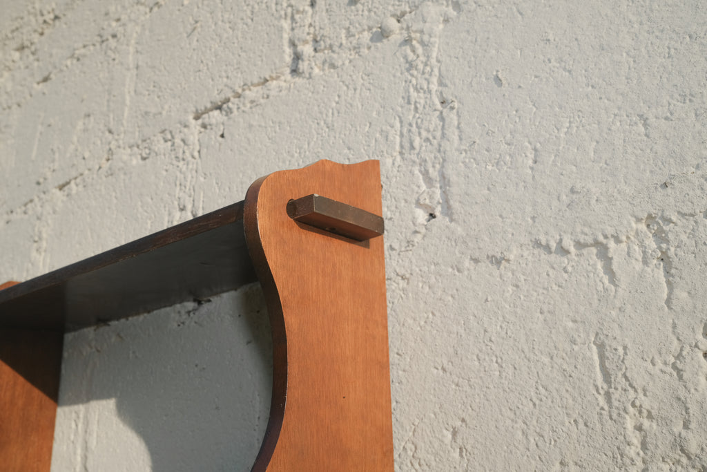 ÉTAGÈRE MURALE EN BOIS BRUT