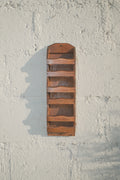 PORTE LETTRES MURAL EN BOIS BRUTE