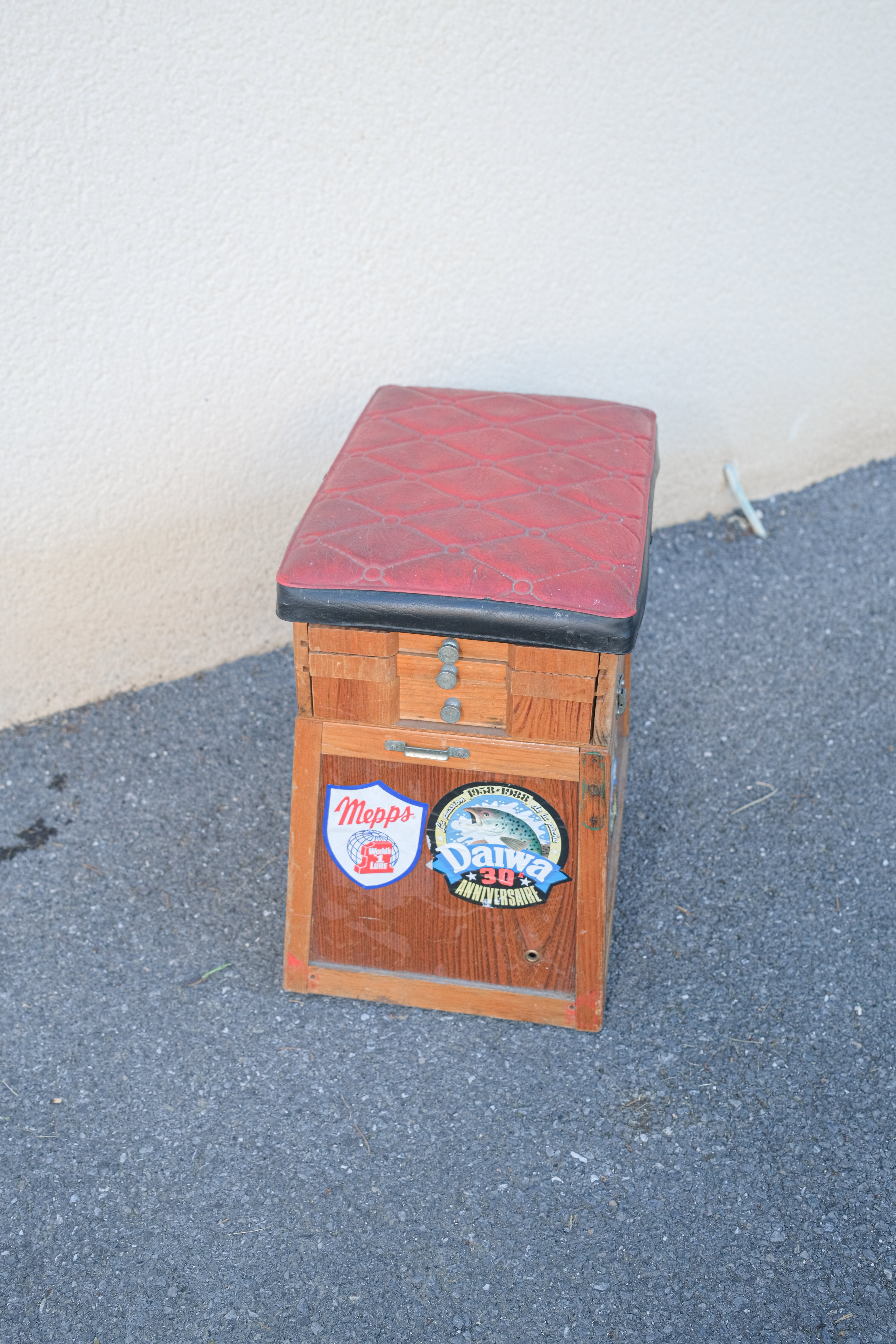 TABOURET DE PÈCHE DES ANNÉE 1980