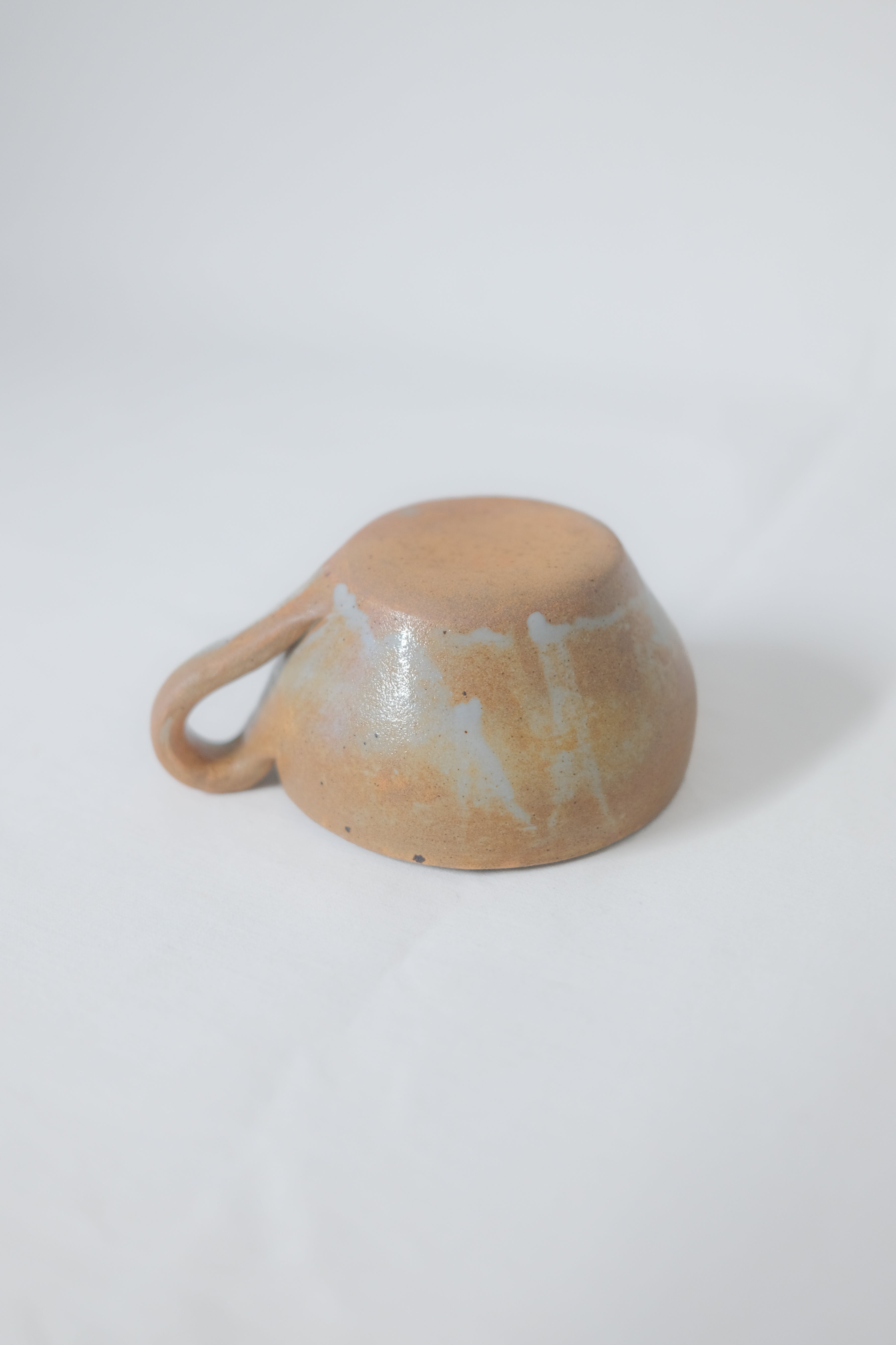 SET DE TASSES EN GRÈS BRUN