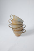 SET DE TASSES EN GRÈS BRUN