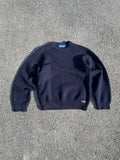 PULL EN LAINE BLEU MADE IN FRANCE