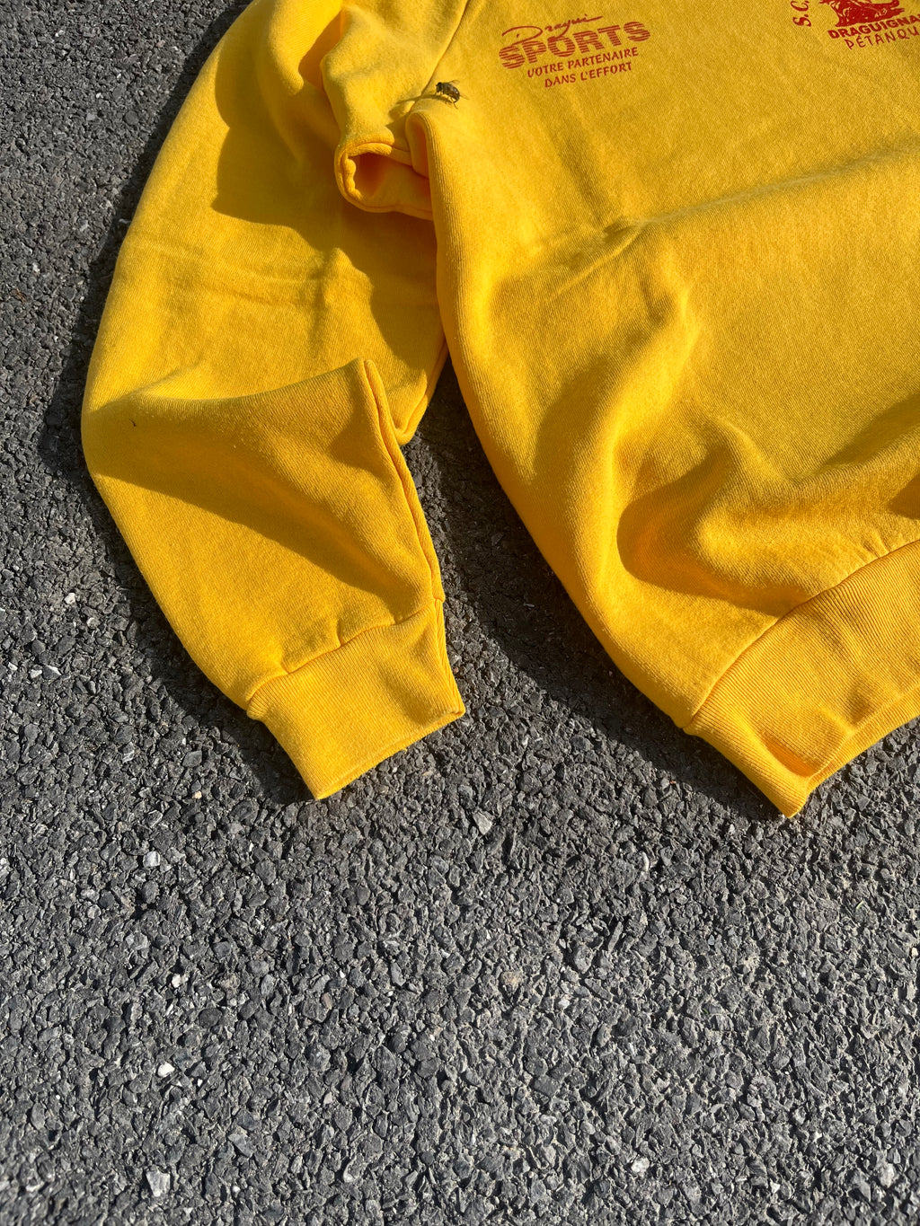 SWEAT D'ÉQUIPE DE PÉTANQUE JAUNE