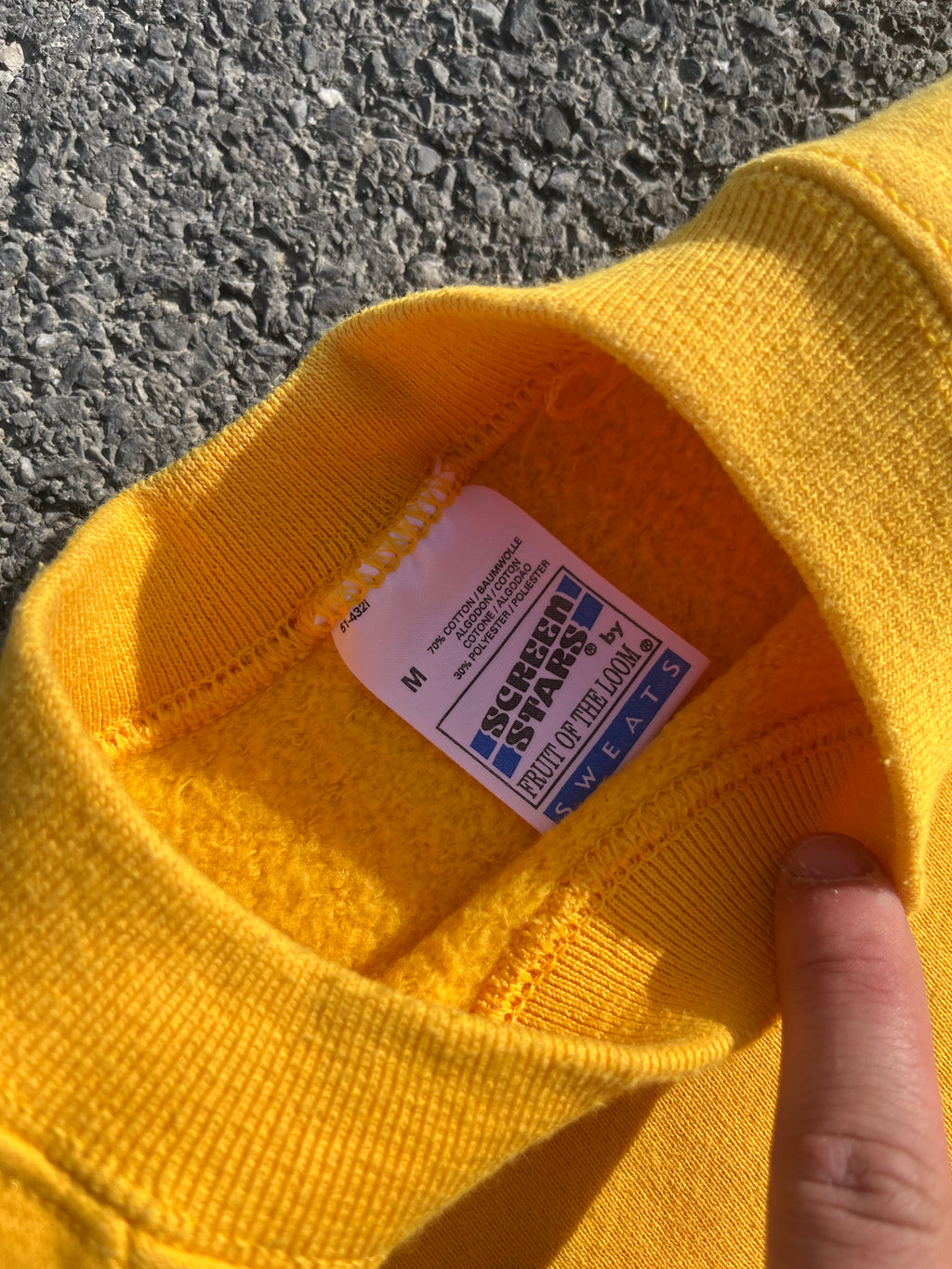 SWEAT D'ÉQUIPE DE PÉTANQUE JAUNE