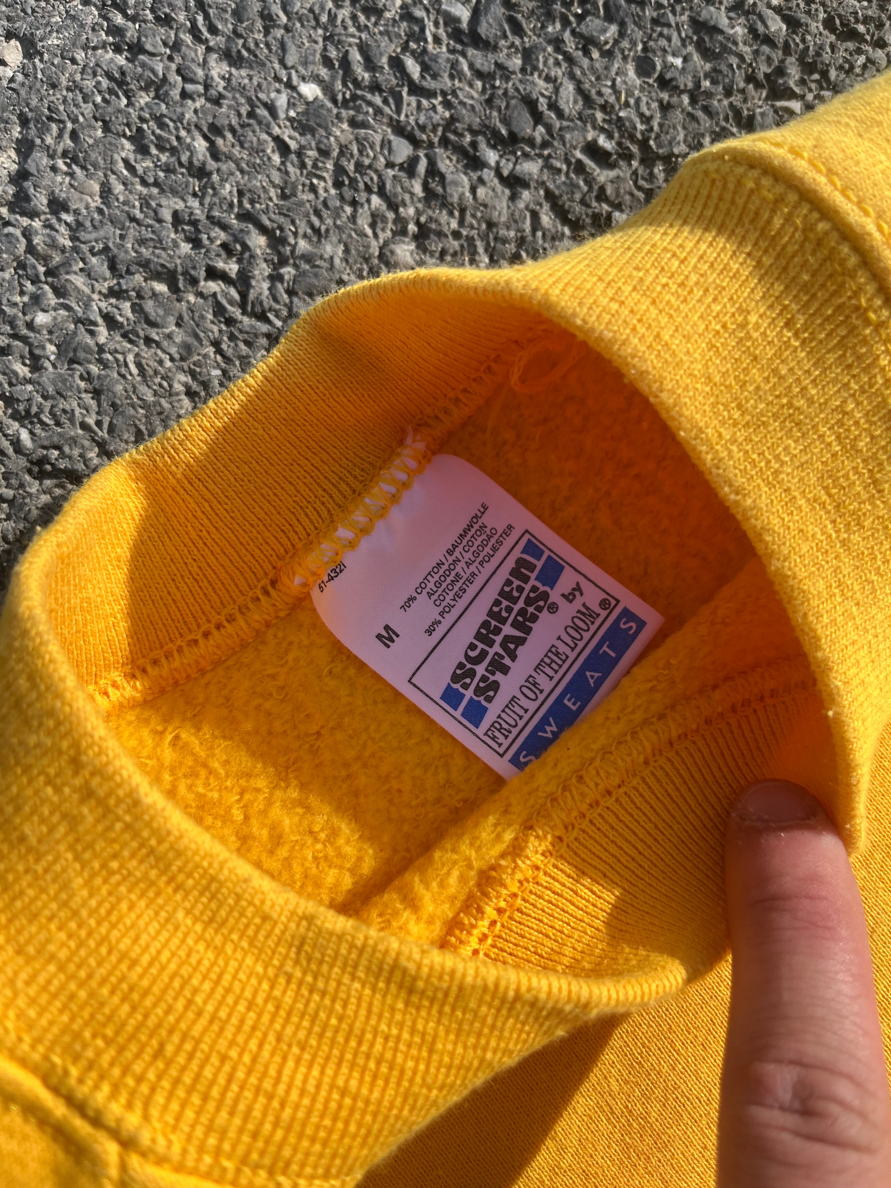 SWEAT D'ÉQUIPE DE PÉTANQUE JAUNE