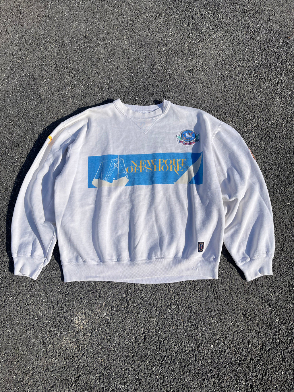 SWEAT BLANC MARITIME