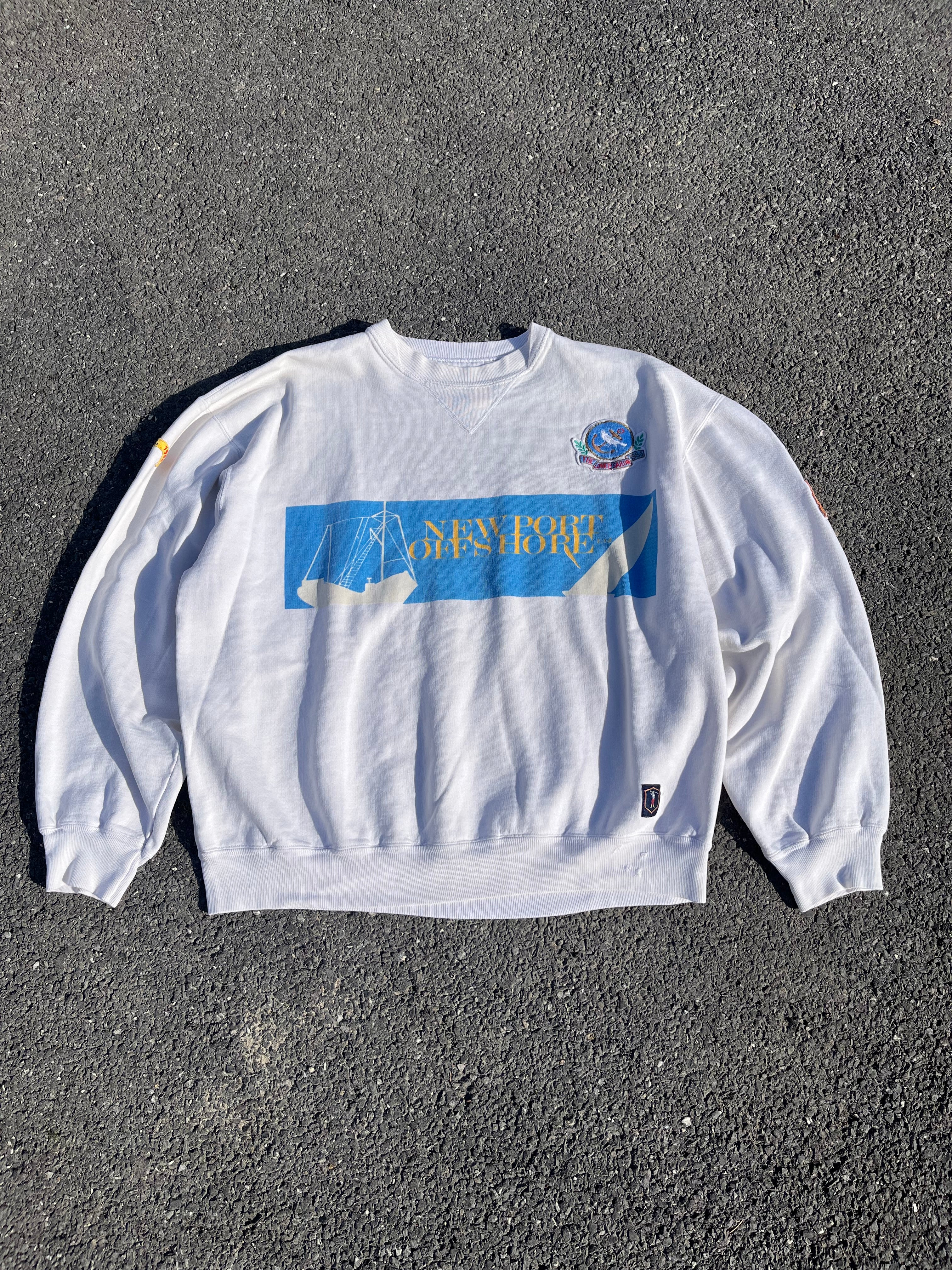 SWEAT BLANC MARITIME