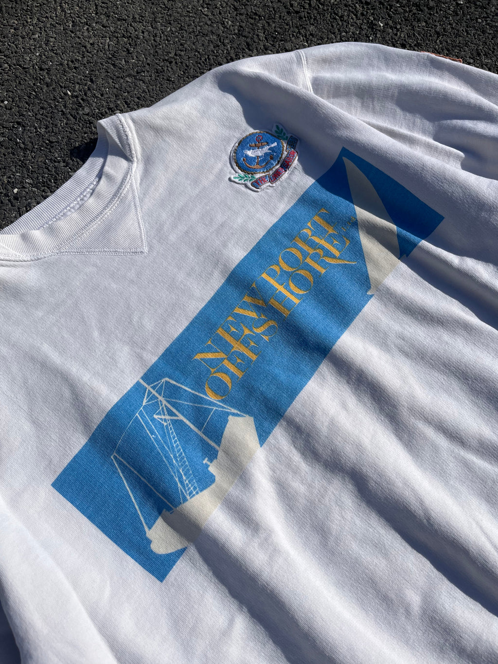 SWEAT BLANC MARITIME