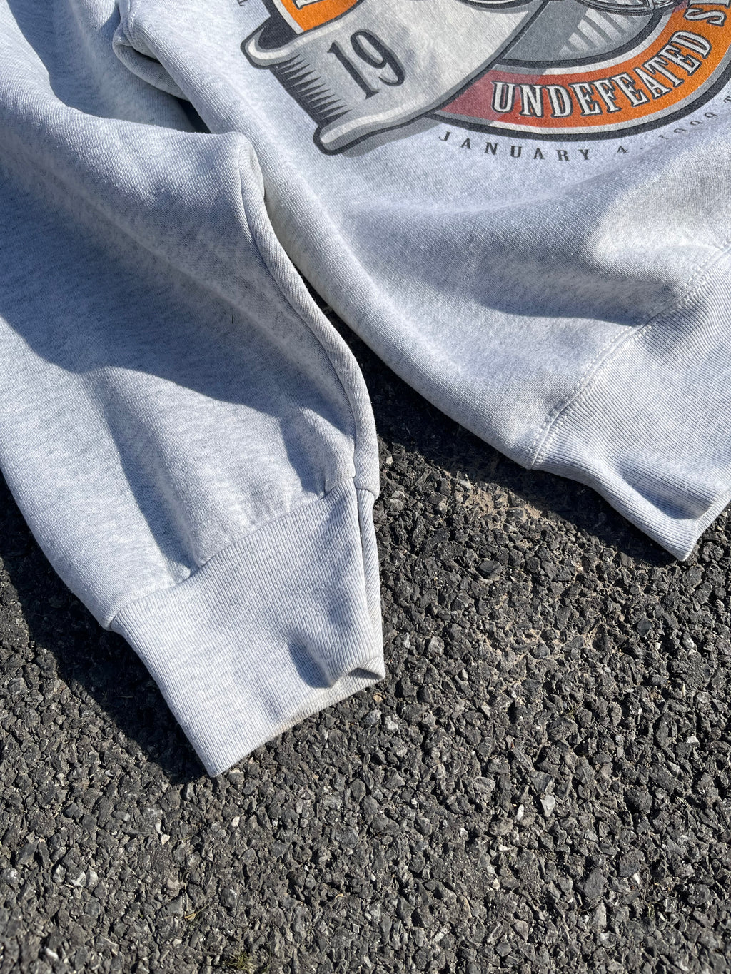 SWEAT GRIS FOOTBALL AMERICAIN
