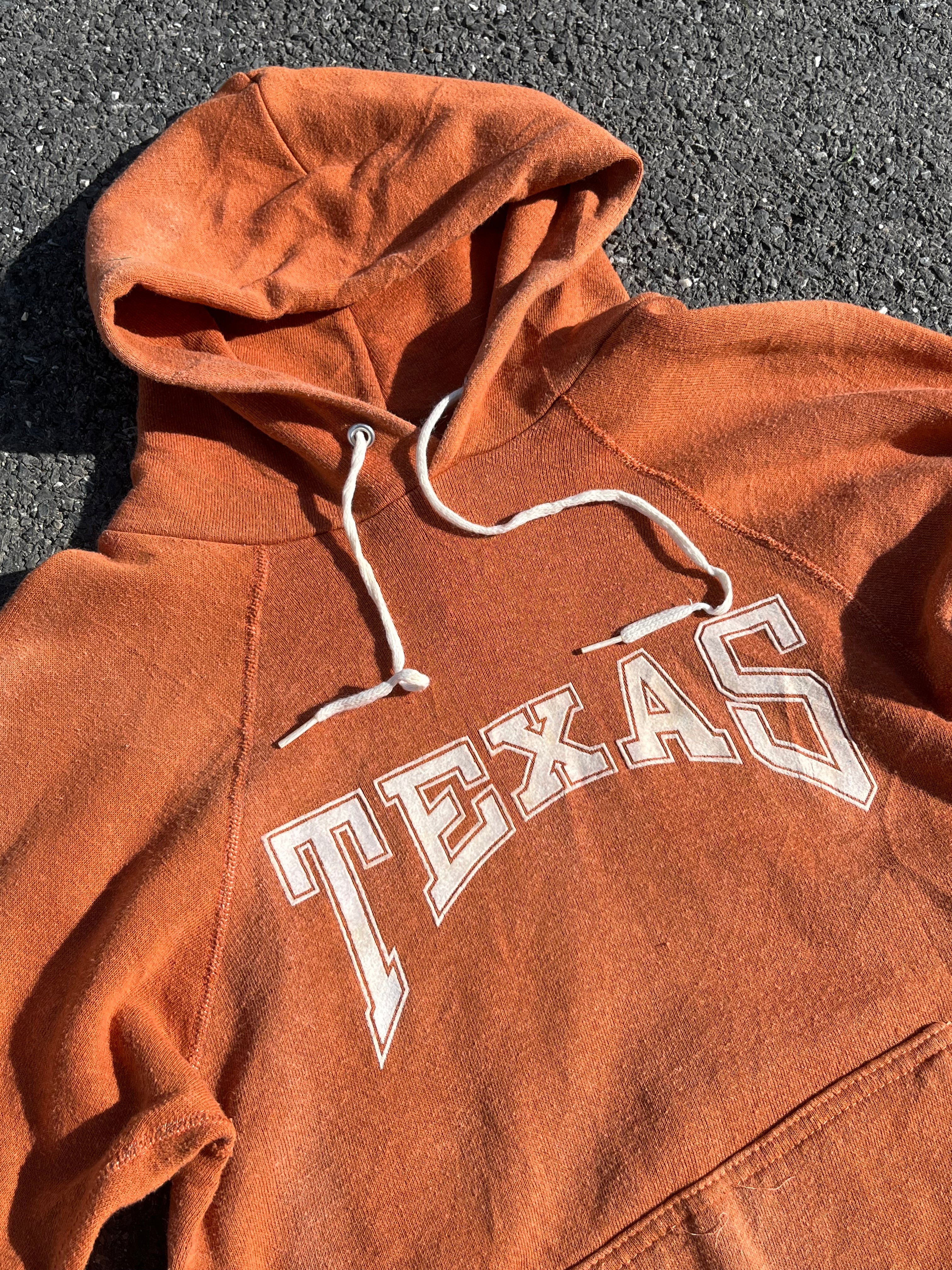ANCIEN SWEAT TEXAS ORANGE MADE IN USA