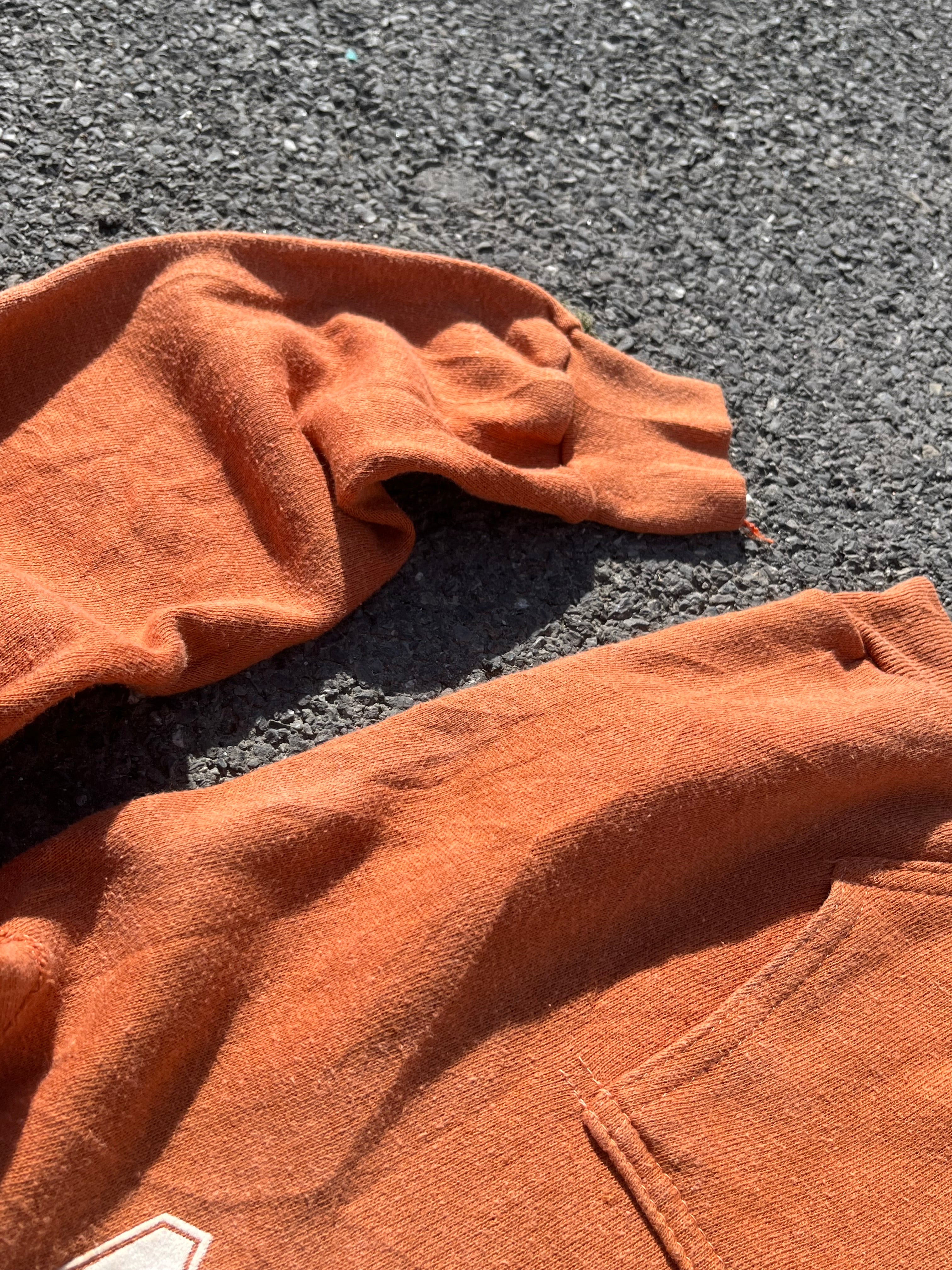 ANCIEN SWEAT TEXAS ORANGE MADE IN USA