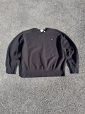 SWEAT CHAMPION NOIR AVEC MINI LOGO