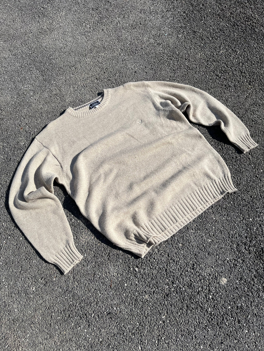 PULL EN LAINE AVIREX BEIGE