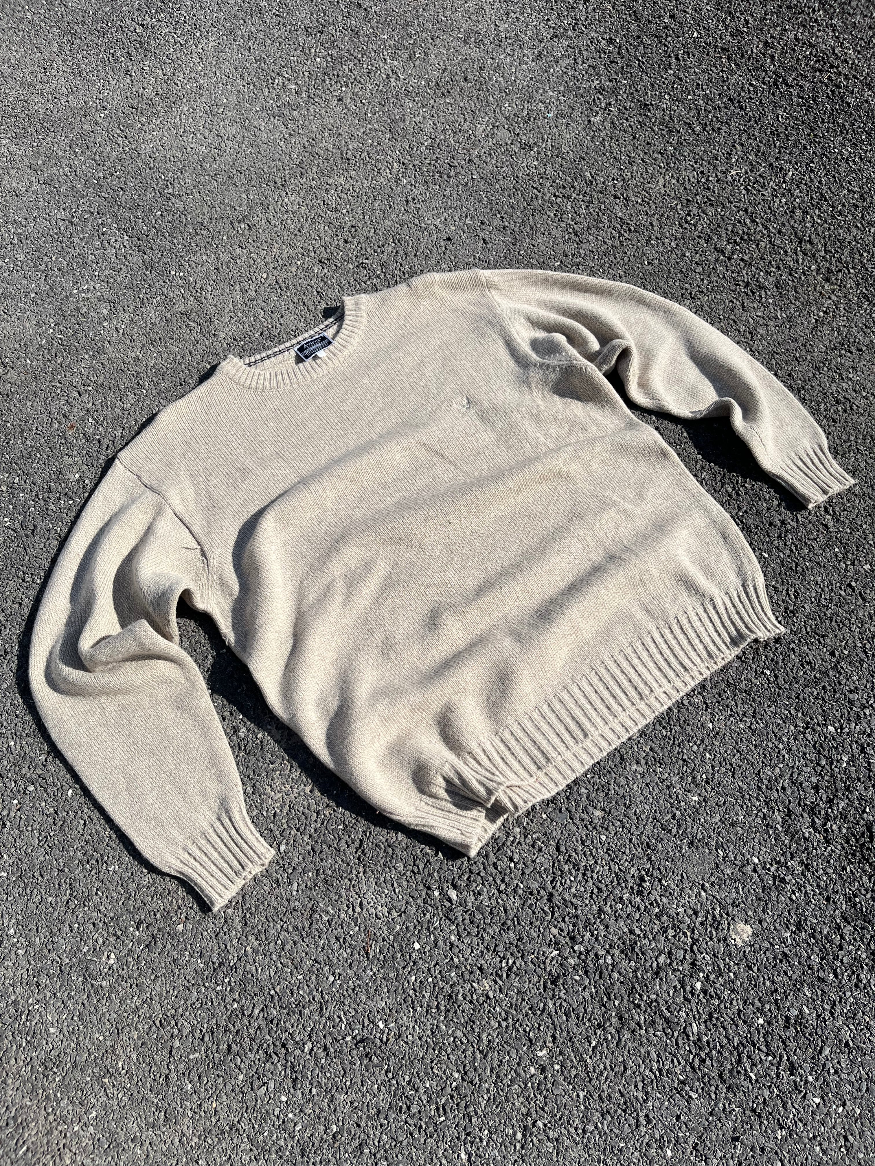 PULL EN LAINE AVIREX BEIGE