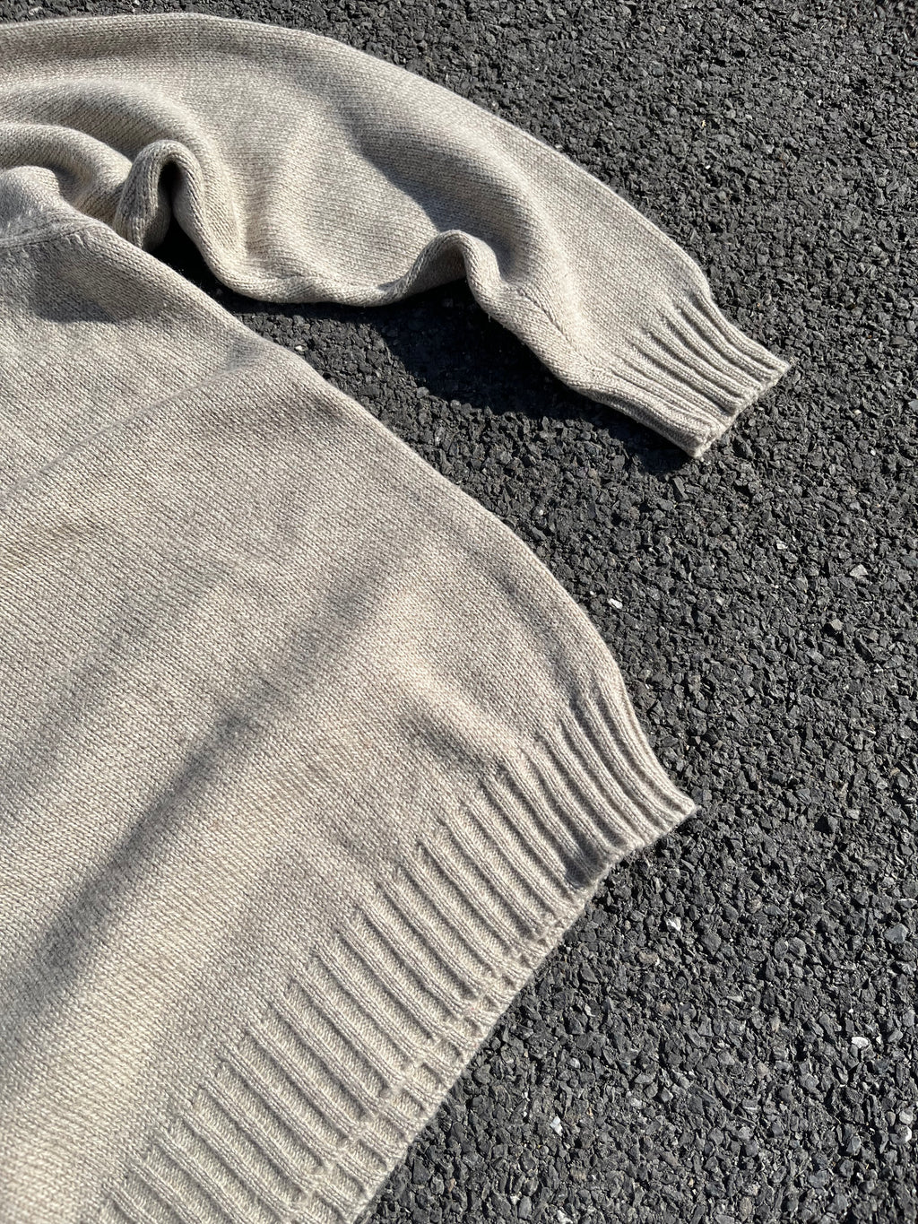 PULL EN LAINE AVIREX BEIGE