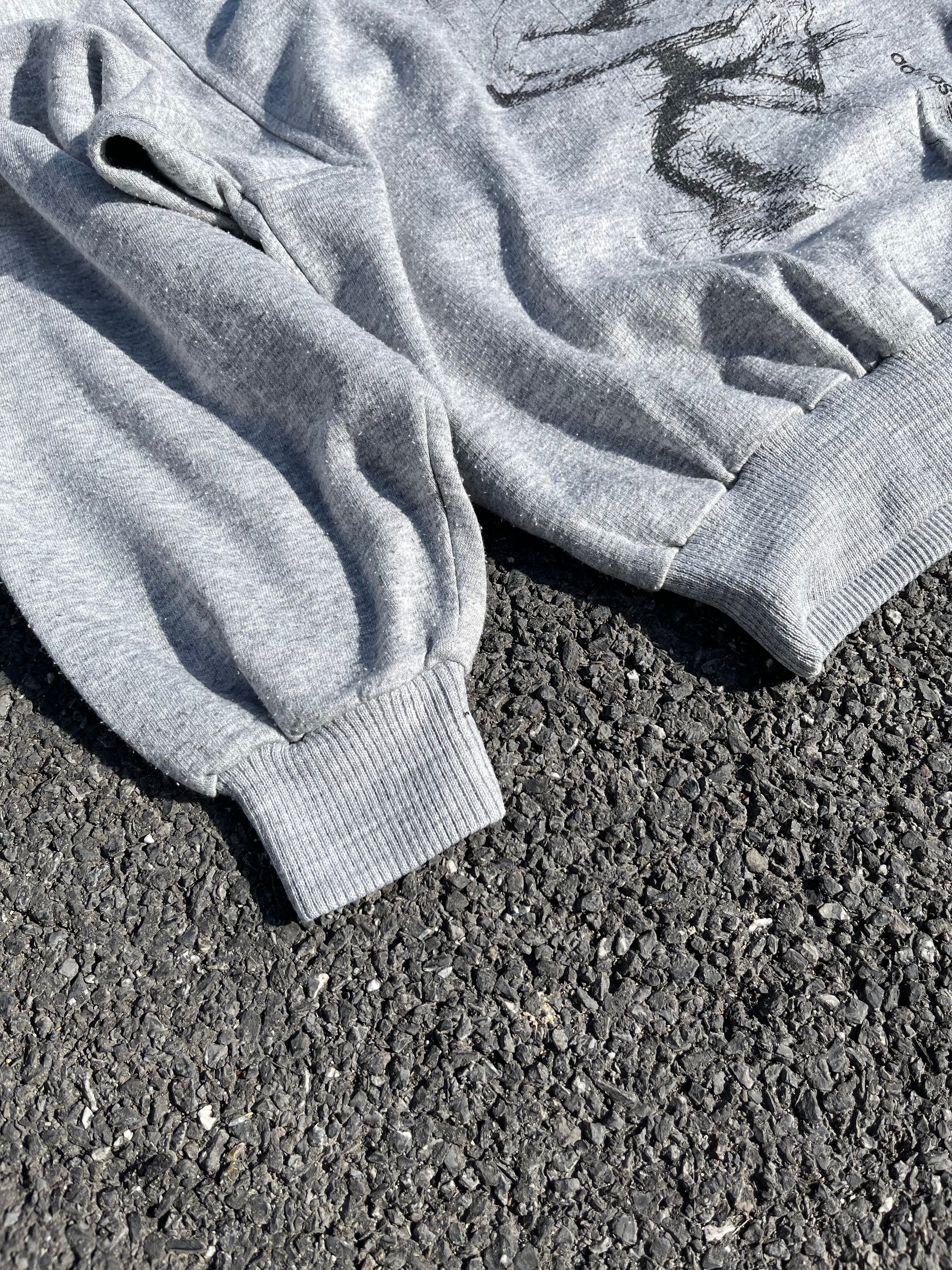 SWEAT GRIS ADIDAS MADE IN FRANCE