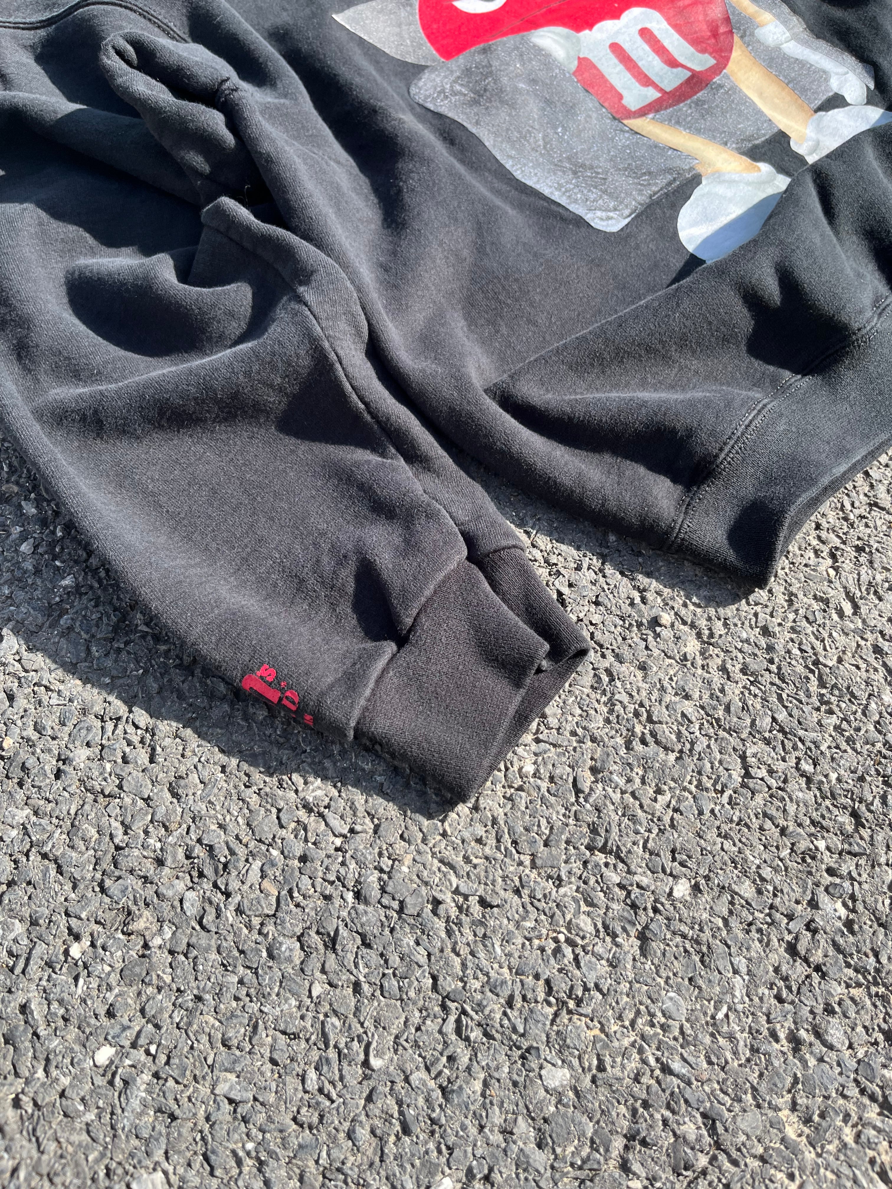 SWEAT M&M'S NOIR MADE IN USA
