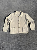 GILET BEIGE À BOUTON