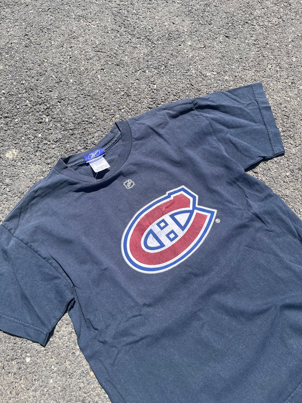 T SHIRT REEBOK NHL BLEU