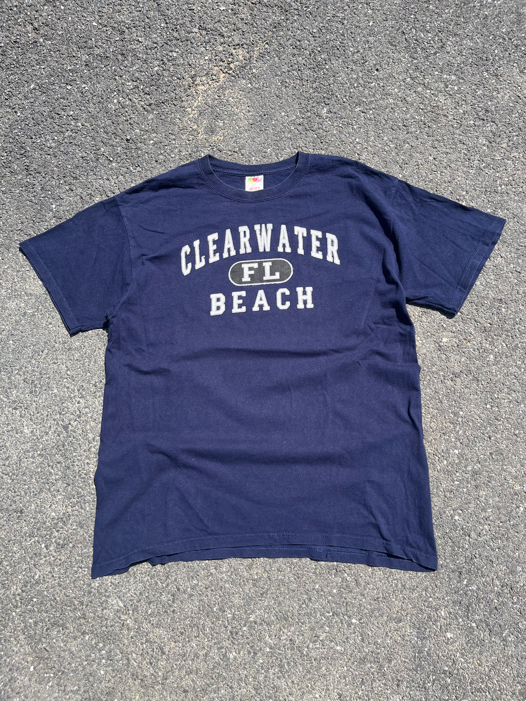 T-SHIRT SOUVENIR USA BLEU