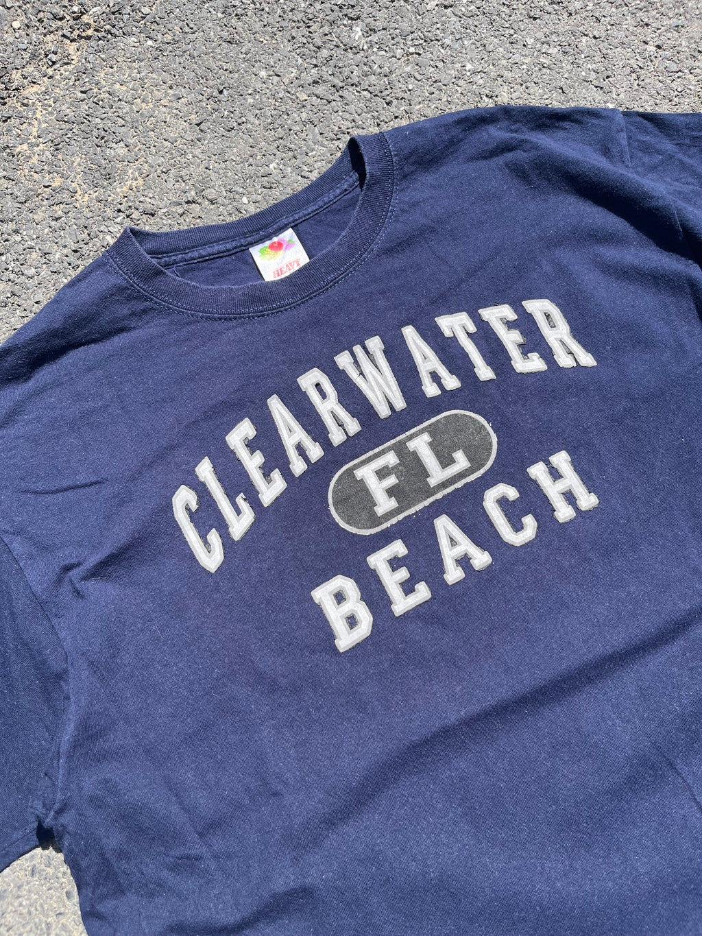 T-SHIRT SOUVENIR USA BLEU