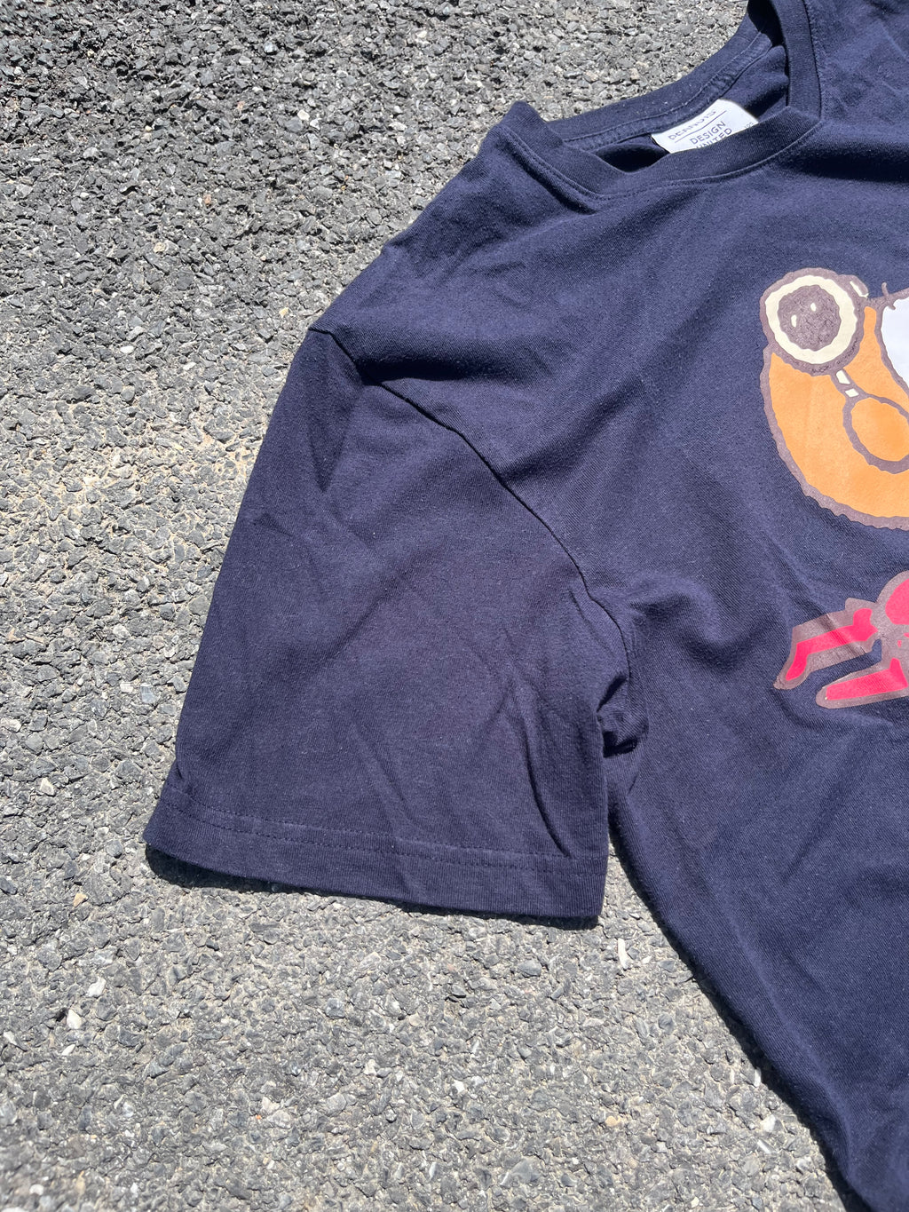 T-SHIRT PEANUTS BLEU