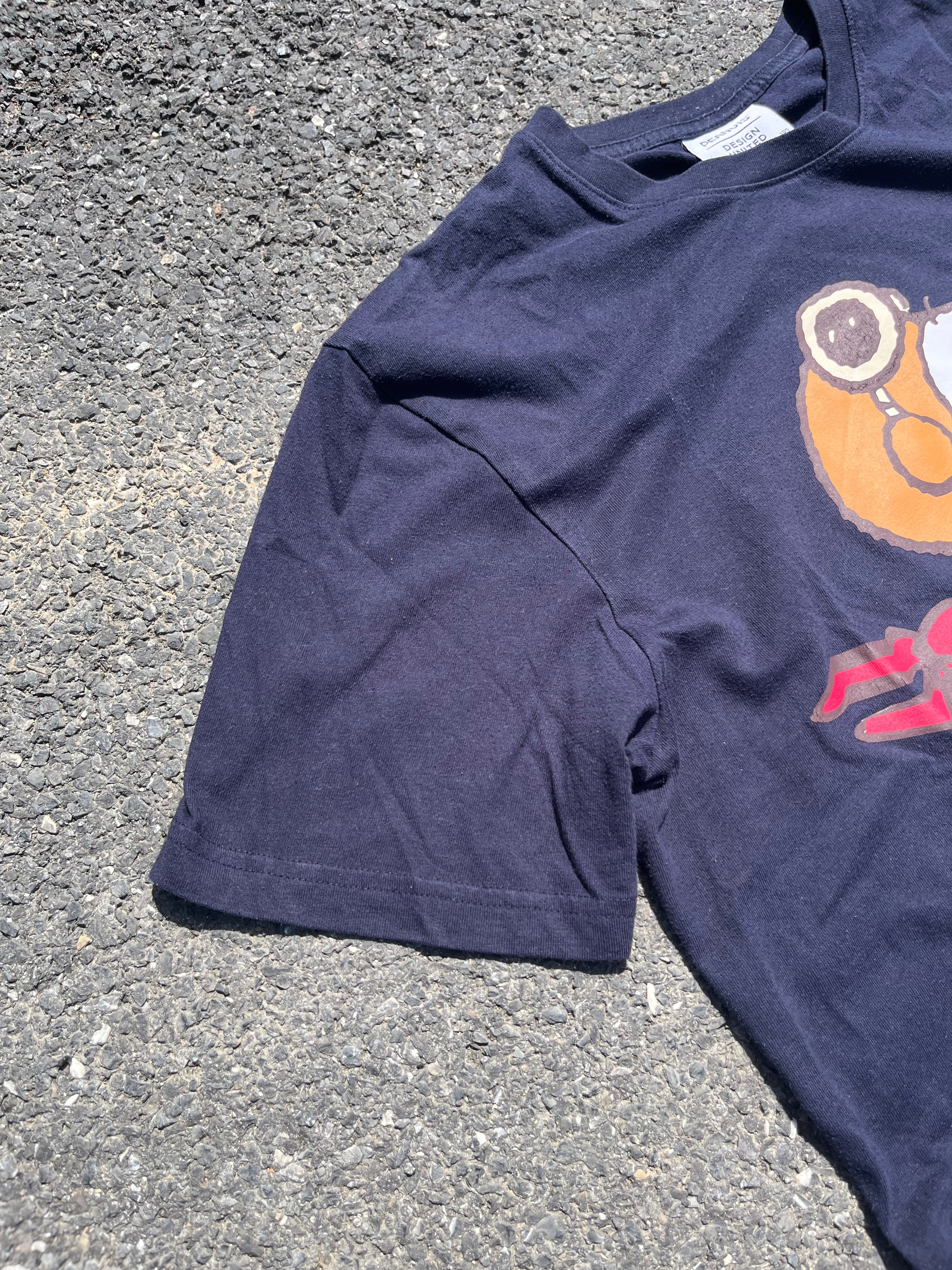T-SHIRT PEANUTS BLEU