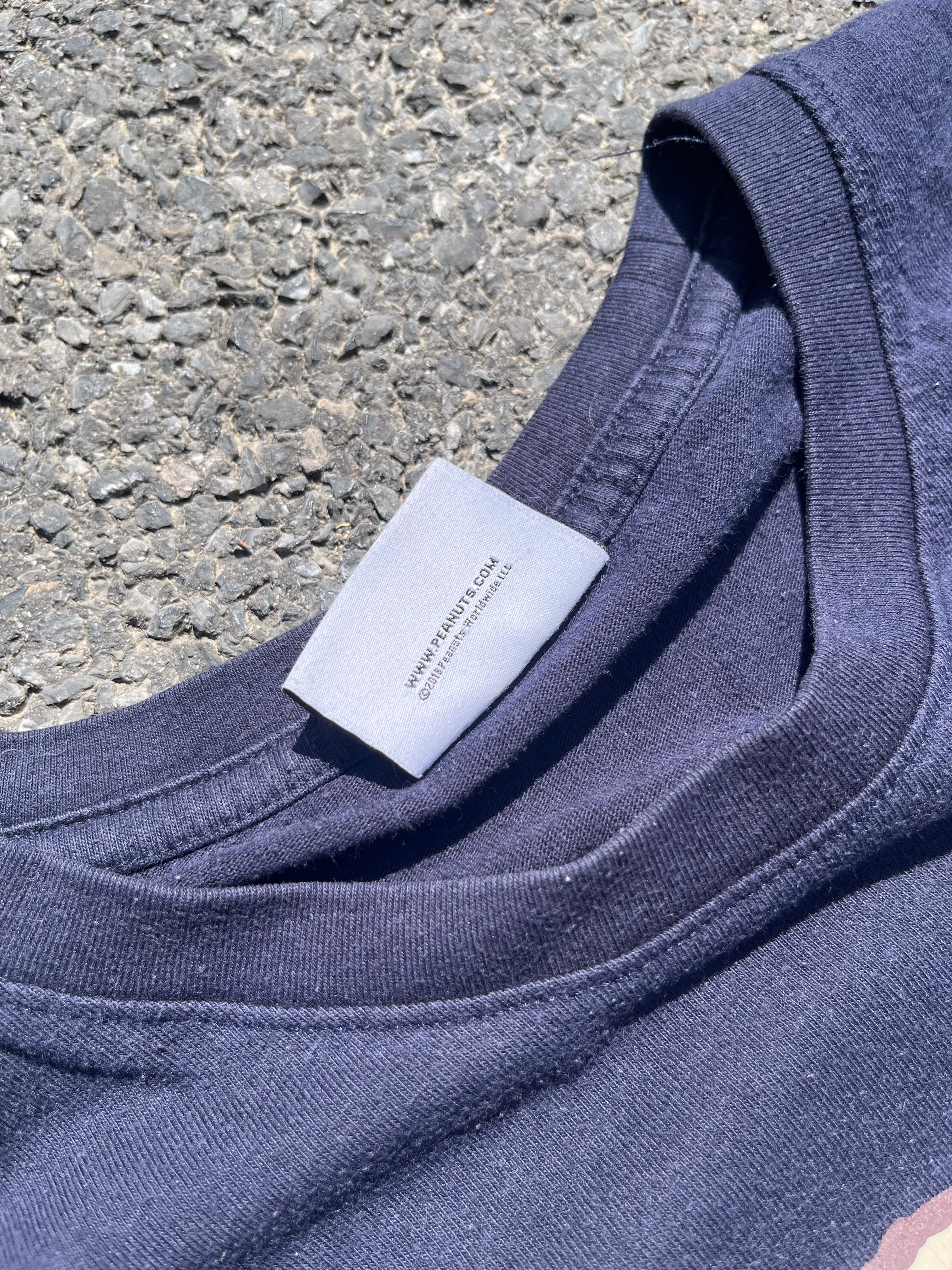 T-SHIRT PEANUTS BLEU