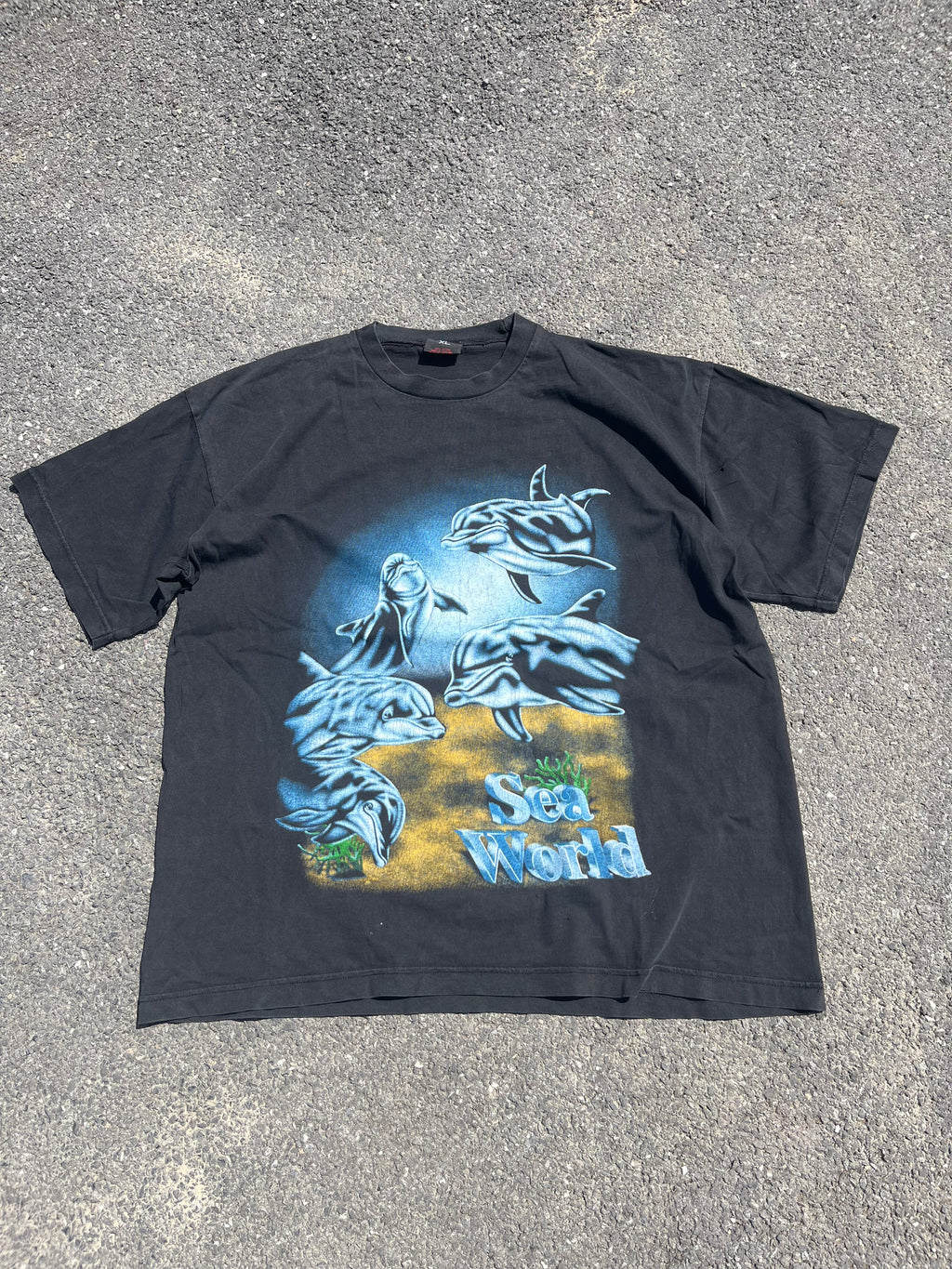 T-SHIRT DAUPHIN THUNDER NOIR