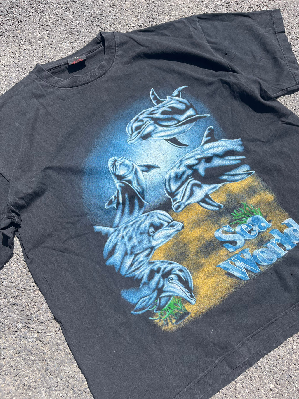 T-SHIRT DAUPHIN THUNDER NOIR