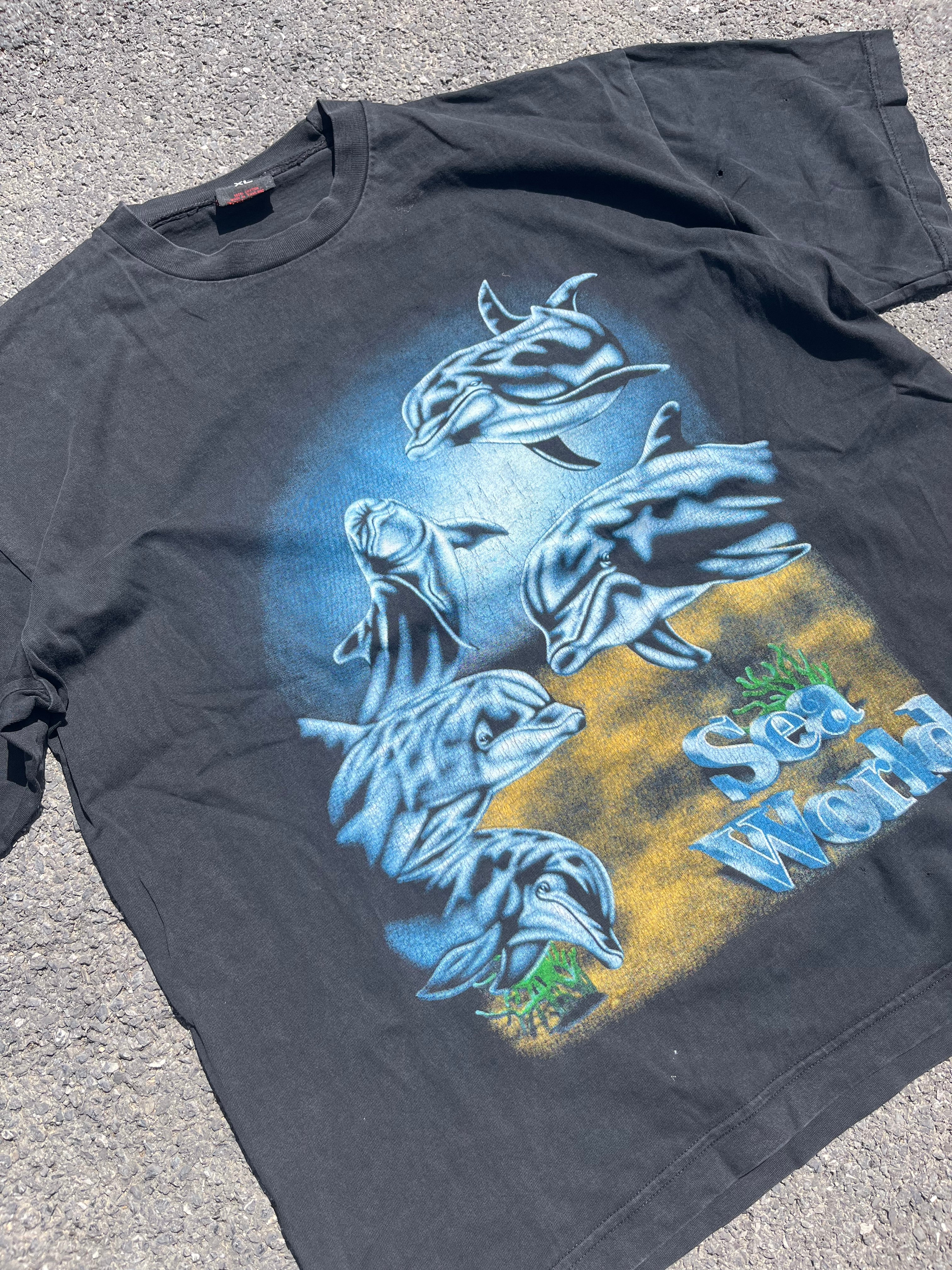 T-SHIRT DAUPHIN THUNDER NOIR