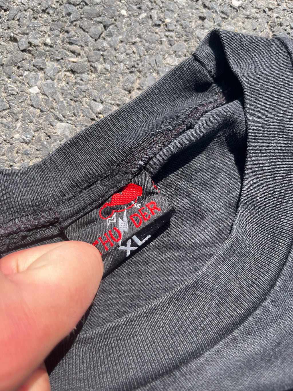 T-SHIRT DAUPHIN THUNDER NOIR