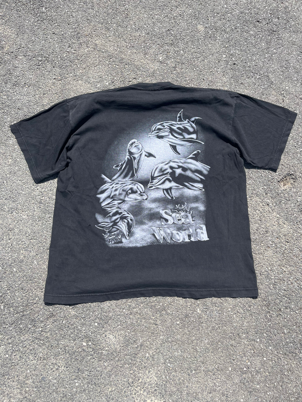 T-SHIRT DAUPHIN THUNDER NOIR