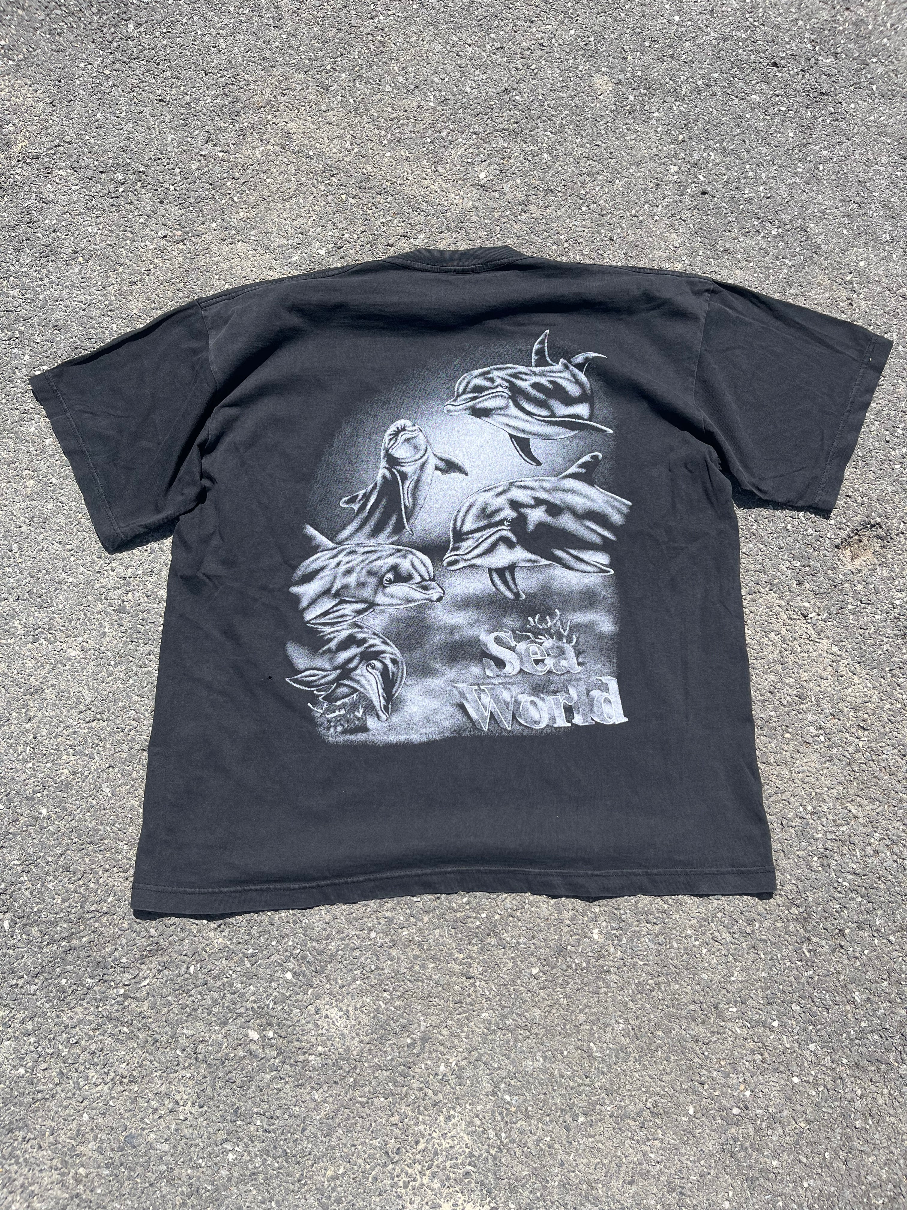 T-SHIRT DAUPHIN THUNDER NOIR