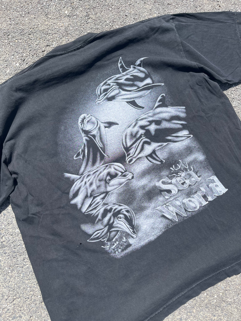 T-SHIRT DAUPHIN THUNDER NOIR